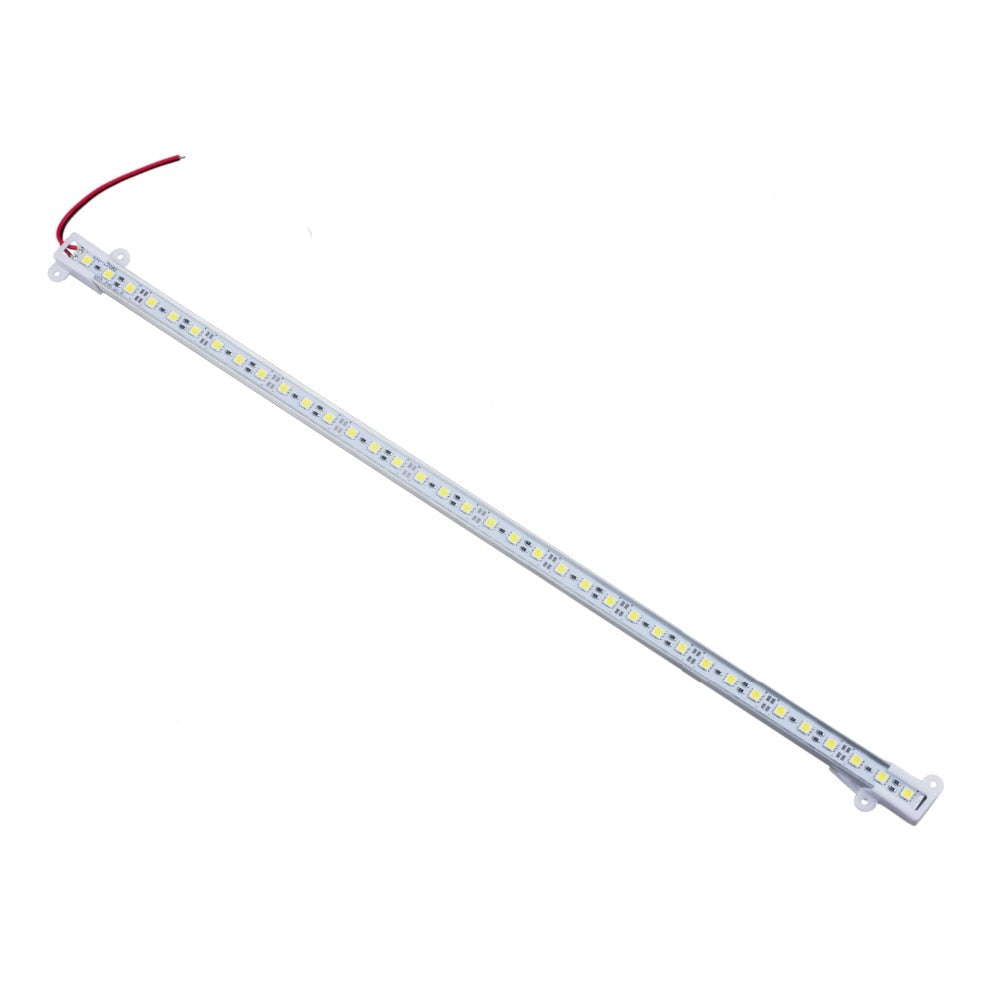 36 LED Day Pure White Aluminum Rigid Strip Bar Light Lamp Warm White DC 12V DIY For Home Automobile 1PC 7.2W 50CM 5050 5630 SMD