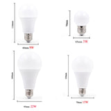 LED Lamp E27 B22 LED Bulb AC85-265V 22W 15W 9W 3W White Cold Light Lampada LED Spotlight Table Lamp Energy Saving LED Light