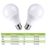 LED Lamp E27 B22 LED Bulb AC85-265V 22W 15W 9W 3W White Cold Light Lampada LED Spotlight Table Lamp Energy Saving LED Light