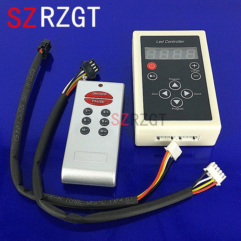 RF Controller 133 Change for Dream Magic Color Chasing 6803 IC 5050 RG ...