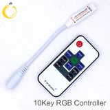 RF RGB Controller Mini RF Wireless LED Remote Controller for RGB 5050/3528 LED Lights Strips RGB RF Controller
