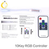 RF RGB Controller Mini RF Wireless LED Remote Controller for RGB 5050/3528 LED Lights Strips RGB RF Controller