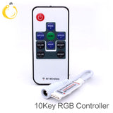 RF RGB Controller Mini RF Wireless LED Remote Controller for RGB 5050/3528 LED Lights Strips RGB RF Controller