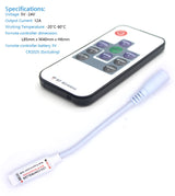 RF RGB Controller Mini RF Wireless LED Remote Controller for RGB 5050/3528 LED Lights Strips RGB RF Controller
