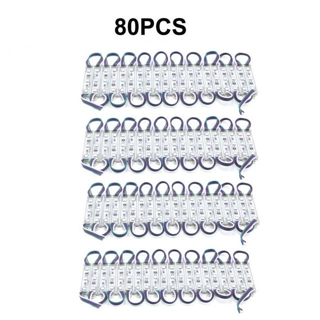 Module Light 3 LED DC12V Waterproof IP65 Light SMD 5050 LED Store Window Advertising Sign Strip Lamp Modules Lights RGB Color