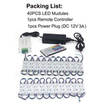 Module Light 3 LED DC12V Waterproof IP65 Light SMD 5050 LED Store Window Advertising Sign Strip Lamp Modules Lights RGB Color