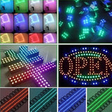 Module Light 3 LED DC12V Waterproof IP65 Light SMD 5050 LED Store Window Advertising Sign Strip Lamp Modules Lights RGB Color