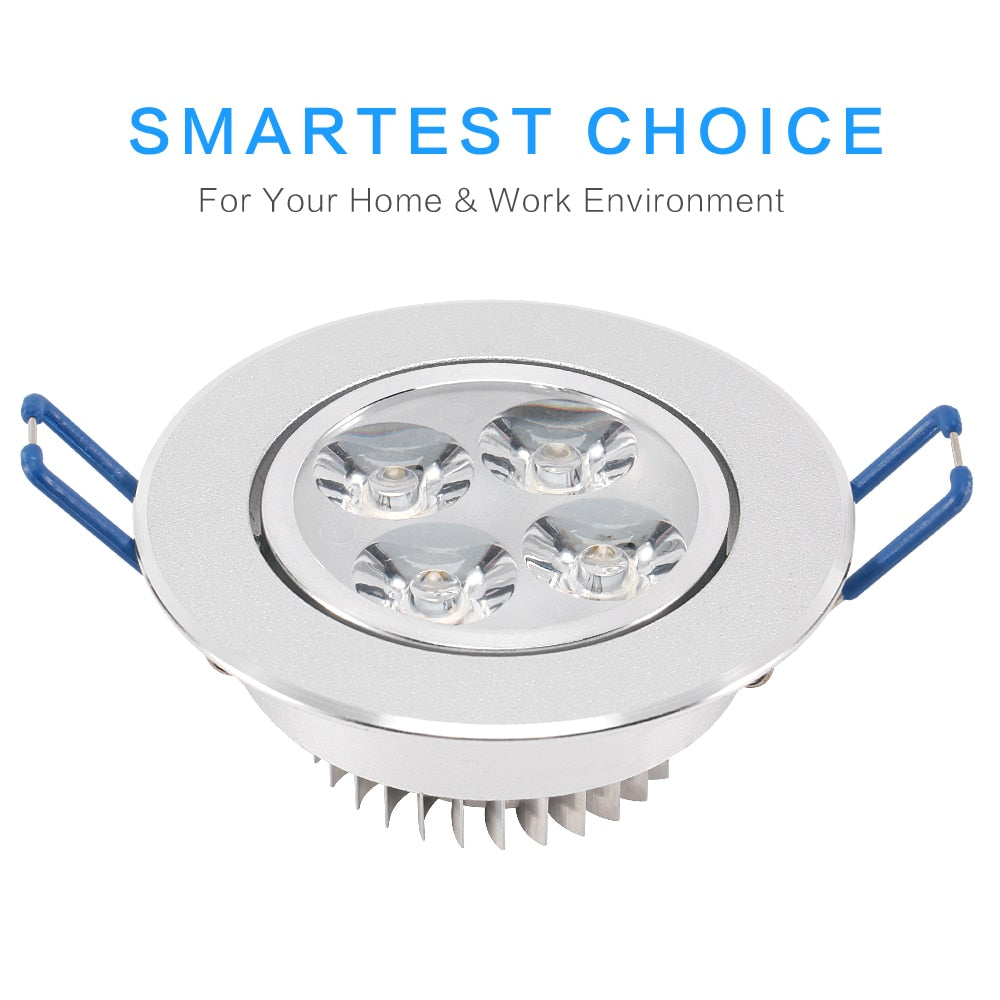LED Spot LED Downlight Dimmable 10 pack/lots Bright Recessed decoration Ceiling Lamp 110V 220V AC85-265V