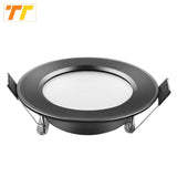led downlight lamp Black waterproof 3w 5w 7W 9W 12W 15W led spot 220V 230V ceiling recessed downlights round led panel light