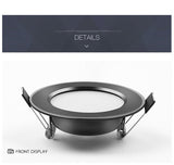 led downlight lamp Black waterproof 3w 5w 7W 9W 12W 15W led spot 220V 230V ceiling recessed downlights round led panel light