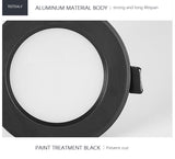 led downlight lamp Black waterproof 3w 5w 7W 9W 12W 15W led spot 220V 230V ceiling recessed downlights round led panel light