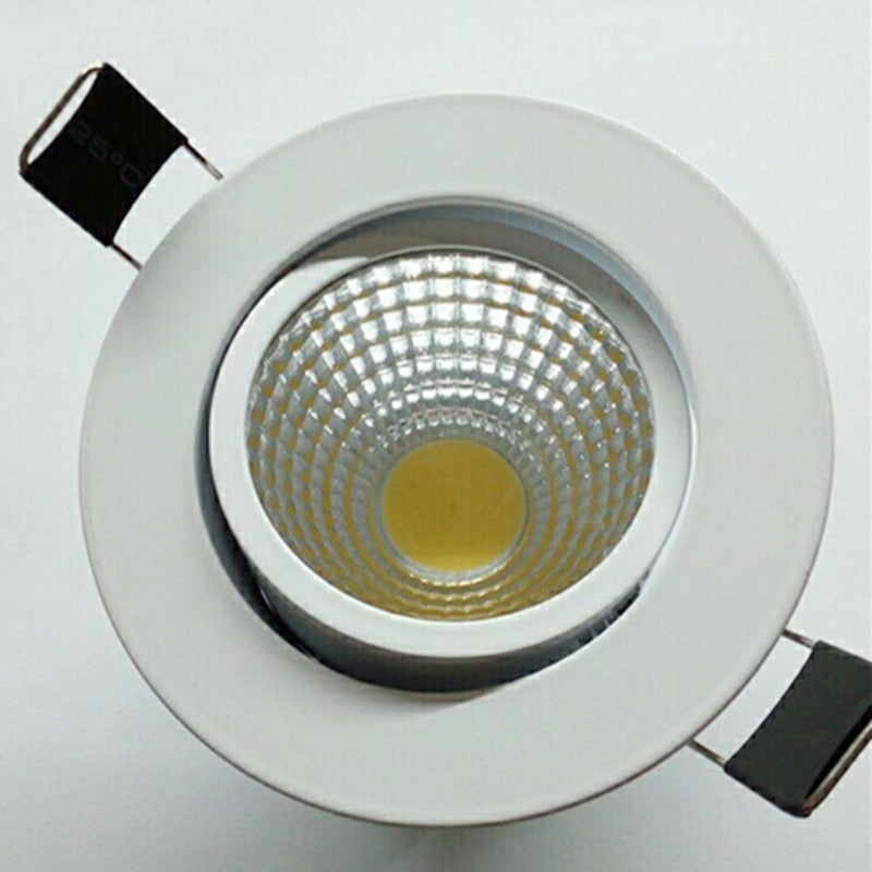 QLTEG Dimmable Led downlight light COB Ceiling Spot Light 3w 5w 7w 12w AC85-265V ceiling recessed lamps Indoor Lighting 4000K