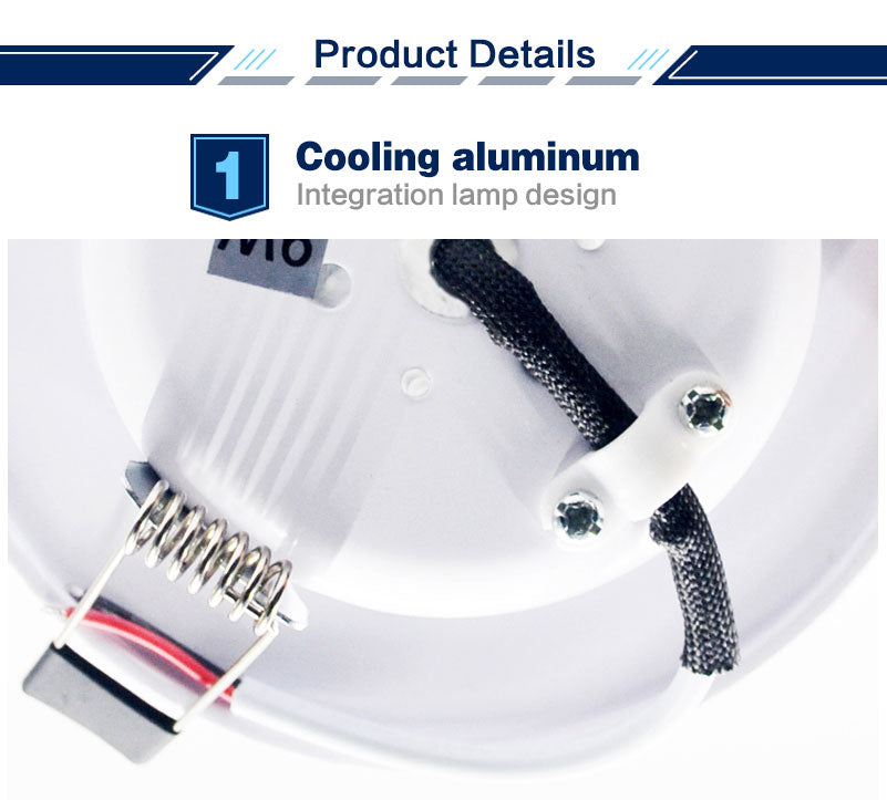 LED Downlight Natural Color Recessed Kitchen Bathroom Lamp 220V 230V 5W 7W 9W 12W LED Down Lights Warm Cool White