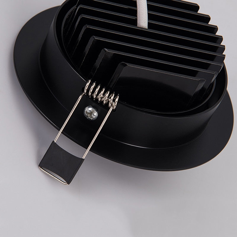 Dimmable Fog Black LED COB LED Spot Light Downlight 5W 7W 9W 12W 85-265 recessed downlight recessed indoor downlight