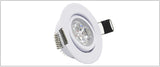 ZMISHIBO LED Downlights 50-55mm Cut Hole 3W 110V-240V White Silver Black 3000K 6000K Living Room Recessed Ceiling Spot Lamp CE