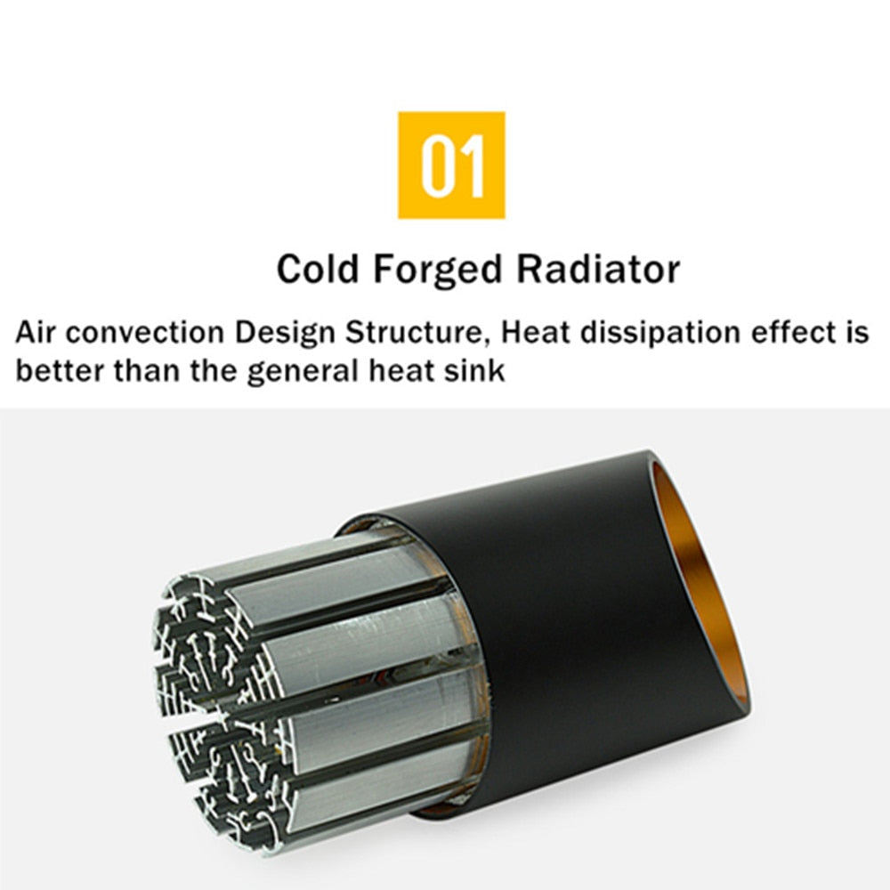 LED Surface Mounted ceiling Downlight 7W Cord lamps Kitchen Company Table Pipe Tube Lamp Dining Room Bar Counter Shop Spot light