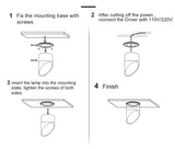 LED Surface Mounted ceiling Downlight 7W Cord lamps Kitchen Company Table Pipe Tube Lamp Dining Room Bar Counter Shop Spot light