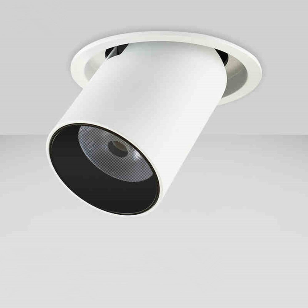 DBF Stretchable Recessed Ceiling Downlight 7W 10W 12W Black/White 360° Degree Rotatable 3000K/4000K/6000K Ceiling Spot Light
