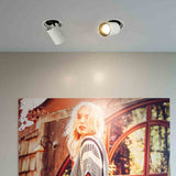 DBF Stretchable Recessed Ceiling Downlight 7W 10W 12W Black/White 360° Degree Rotatable 3000K/4000K/6000K Ceiling Spot Light