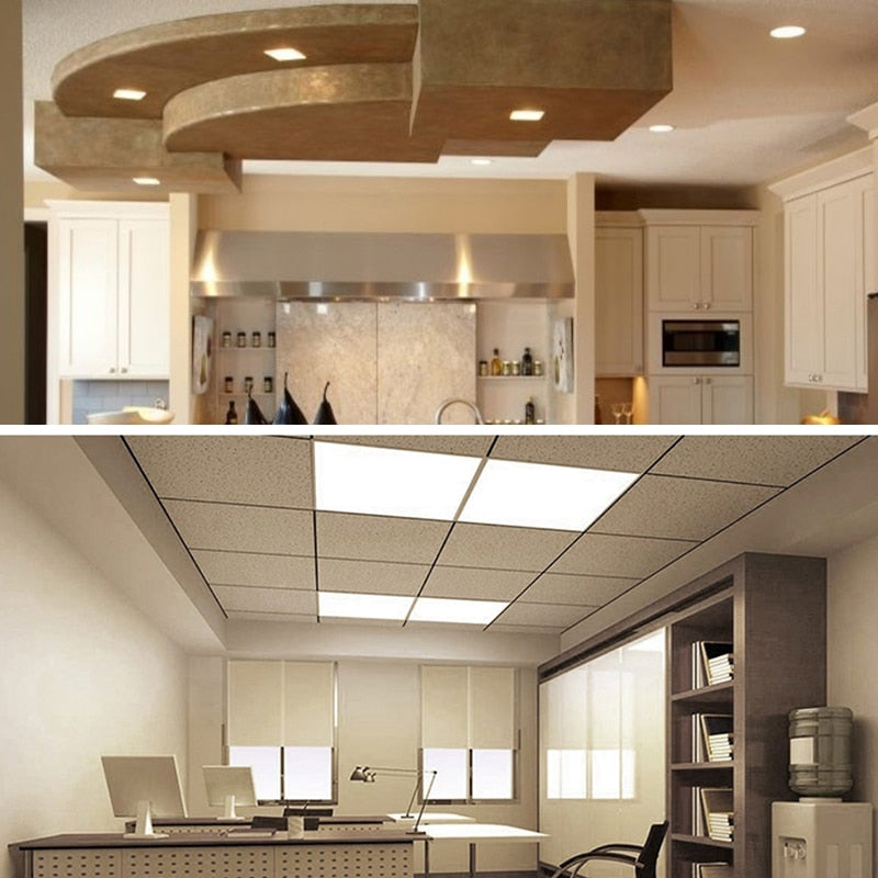 DONWEI 6W 9w 12W 18W Round Square LED Surface Mounted Panel Light Downlight Lighting Led Ceiling Down Lamp AC110V 220V Driver