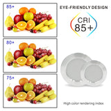 LED Downlight Ceiling silvery 5W 9W 12W 15W 18W Warm white/Cold white Led Light AC 220V 230V 240V