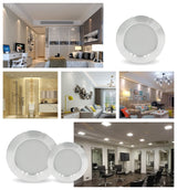 LED Downlight Ceiling silvery 5W 9W 12W 15W 18W Warm white/Cold white Led Light AC 220V 230V 240V