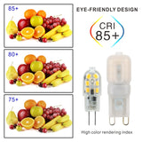 LED Bulb 3W 5W G4 G9 5pcs/lot Light Bulb AC 220V DC 12V LED Lamp SMD2835 Spotlight Chandelier Lighting Replace Halogen Lamps