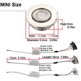 LED DOWNLIGHT 40MM HOLE ROUND 3W DIMMABLE COB MINI SPOT LED DOWNLIGHT INDOOR HOME LAMPS