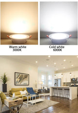 White Black LED Downlight 3W 5W 7W 9W 12W aluminum Recessed LED Spot Lighting Bedroom Kitchen Indoor led down light lamp
