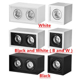 Dimmable LED Ceiling Spotlight Epistar Chip AC85-265V 10W 20W Aluminum Surface Mounted Downlight COB Background Lamps+Led Drive