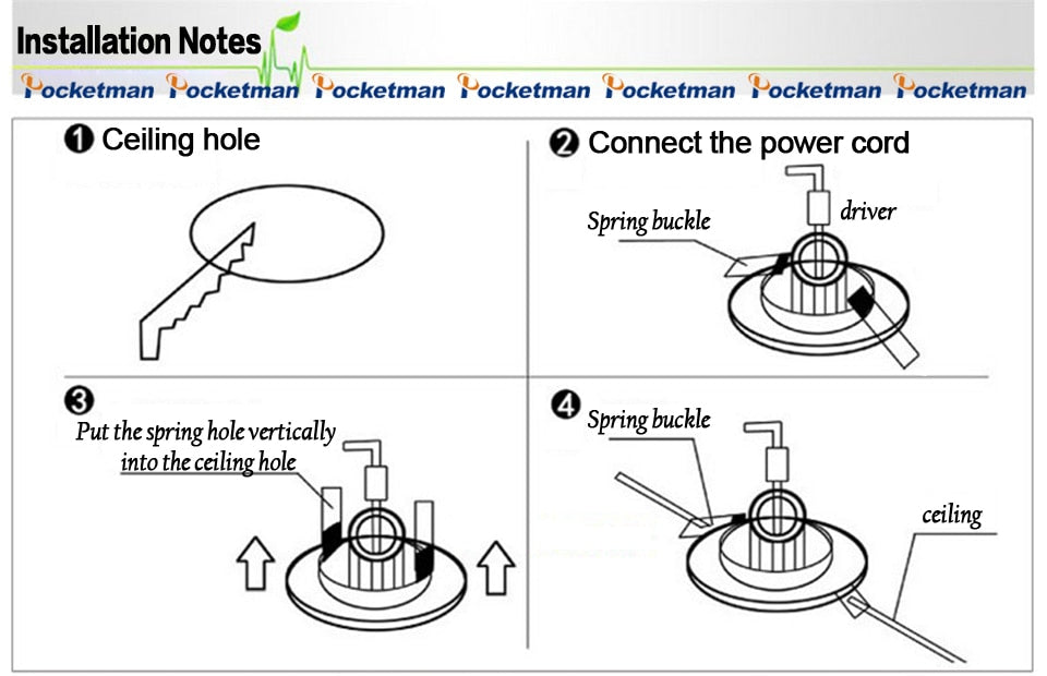 LED Spot LED Downlight Dimmable 10pcs/lot  Bright Recessed 9W LED Spot light decoration Ceiling Lamp AC 110V 220V AC85-26V z30