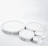 Ultra-Thin Round Square Surface Mounted LED Panel Lights 6W 12W 18W 24W LED Ceiling Lights AC85-265V LED Downlights Indoor Lighting