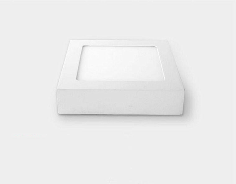 Ultra-Thin Round Square Surface Mounted LED Panel Lights 6W 12W 18W 24W LED Ceiling Lights AC85-265V LED Downlights Indoor Lighting