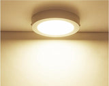 Ultra-Thin Round Square Surface Mounted LED Panel Lights 6W 12W 18W 24W LED Ceiling Lights AC85-265V LED Downlights Indoor Lighting