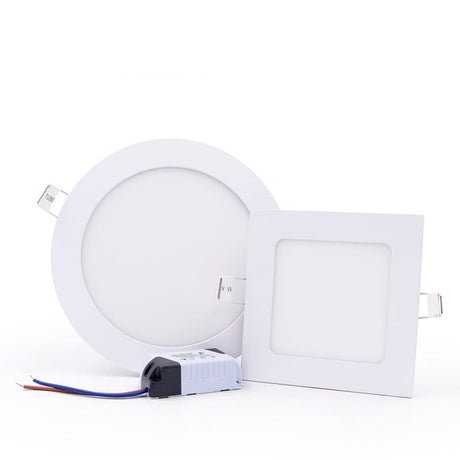  LED Ultra thin Downlight lamp 3W 4W 6W 9W 12W 15W 18W 24W led ceiling recessed grid downlight slim round panel light
