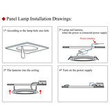  LED Ultra thin Downlight lamp 3W 4W 6W 9W 12W 15W 18W 24W led ceiling recessed grid downlight slim round panel light