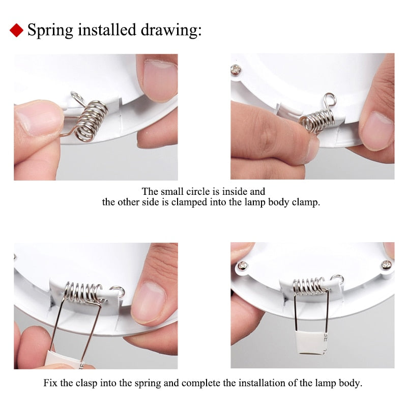  LED Ultra thin Downlight lamp 3W 4W 6W 9W 12W 15W 18W 24W led ceiling recessed grid downlight slim round panel light