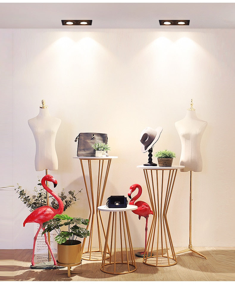 DBF 360 Angle Adjust LED Recessed Downlight 10W 14W 20W 24W LED Ceiling Spot Light 3000K/4000K/6000K Black/White Housing Light