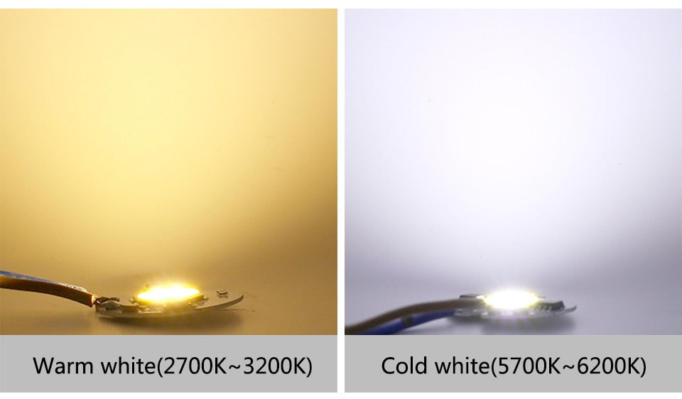 LED COB Chip 5Pcs Lampada 220V 9W 7W 5W 3W Smart IC For DIY LED Light Bulb Downlight Spotlight No Need Power Supply