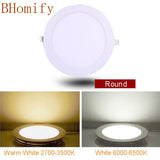 LED Ultra Thin Led Panel Downlight 3w 4w 6w 9w 12w 15w 18w Round  Panel Ceiling Recessed Spot Light AC85-265V Painel lamp CE UL