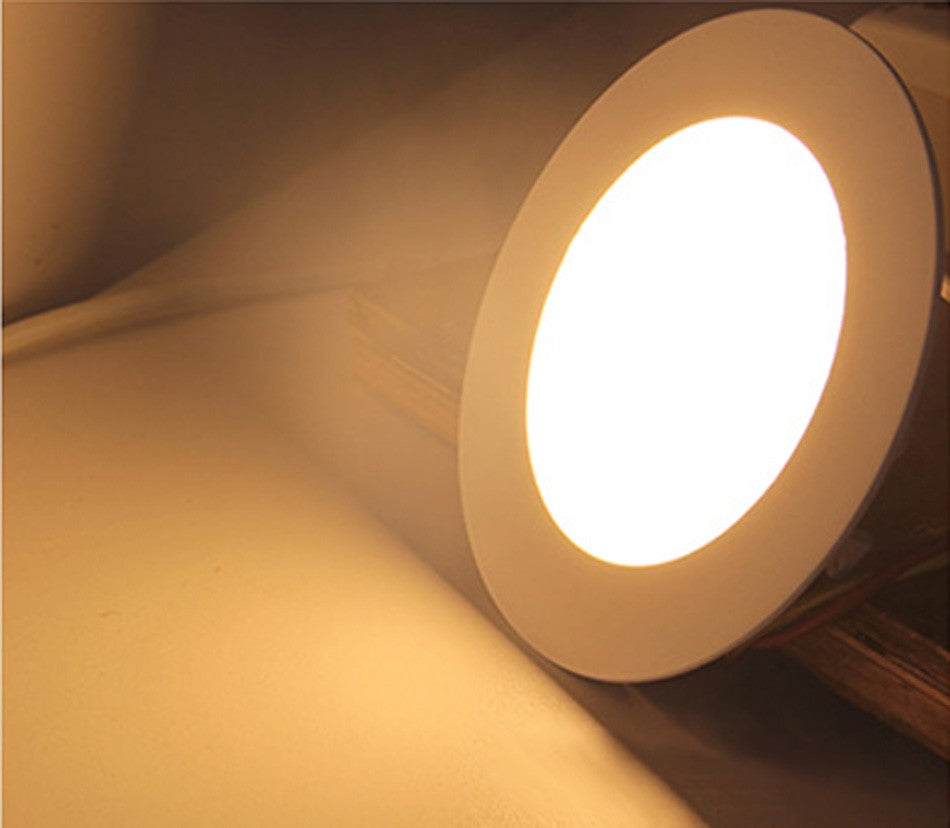 LED Ultra Thin Led Panel Downlight 3w 4w 6w 9w 12w 15w 18w Round  Panel Ceiling Recessed Spot Light AC85-265V Painel lamp CE UL