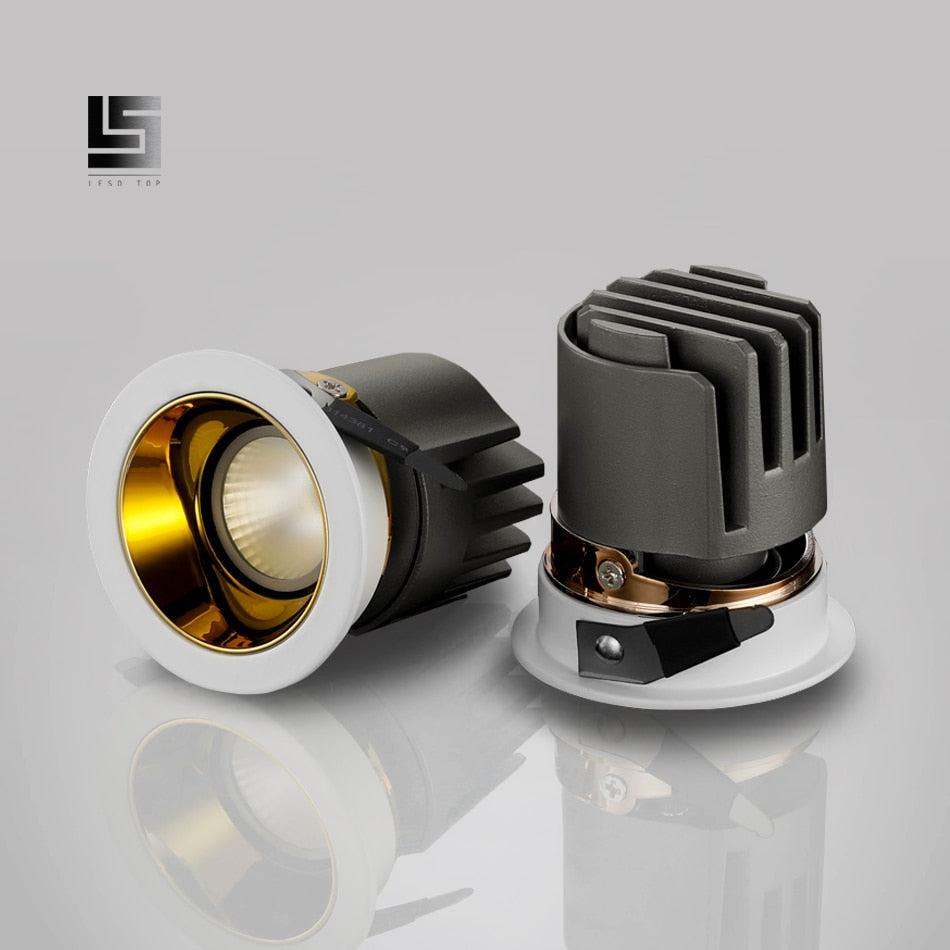 Led downlight  7w 9w 15w Gold/Chrome/Rose Gold/Coffee/Black led Spot Lighting foyer kitchen indoor lighting led ceiling