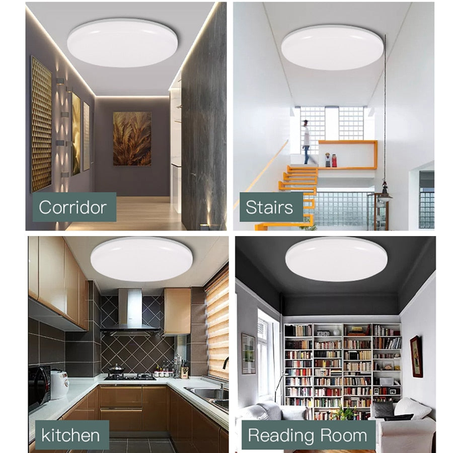 Round LED Panel Lights 15W 20W 30W 50W 220v Modern UFO LED Ceiling Light Surface Mount Downlight Panel Lamp For Home Lighting