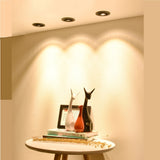 LED Ceiling Light Dimmable 5W 7W 10W 15W 18W Spot Light Recessed ceiling lighting 360 degree rotatable COB background Spot Light