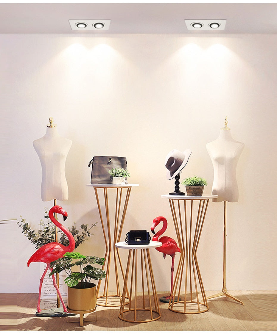 Dimmable Lights LED Ceiling Spot Light Embedded Angled Downlight 10W 14W 20W 24W Rectangle Downlight AC85-265V