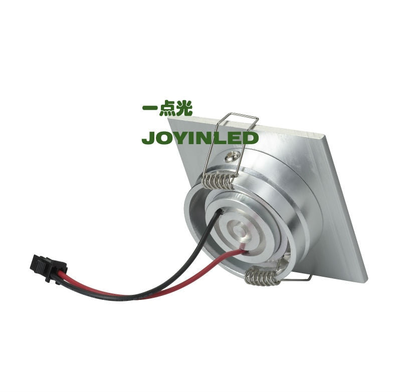High power led 1W 3W recessed led ceiling lamps square living room cabinet bedroom led downlights