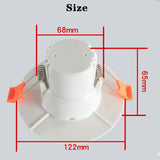 LED 5w Sound light Infrared Human Body Sensor Downlight Radar Sensor nd Lamp Control Induction Ceiling Downlight
