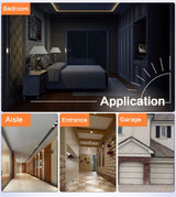 LED 5w Sound light Infrared Human Body Sensor Downlight Radar Sensor nd Lamp Control Induction Ceiling Downlight