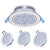 LED Downlight 3W 5W 7W 9W 12W Aluminum Spot Recessed Celling Lamp Light 220V 110V Home Lighting For Kitchen Living Room Bathroom
