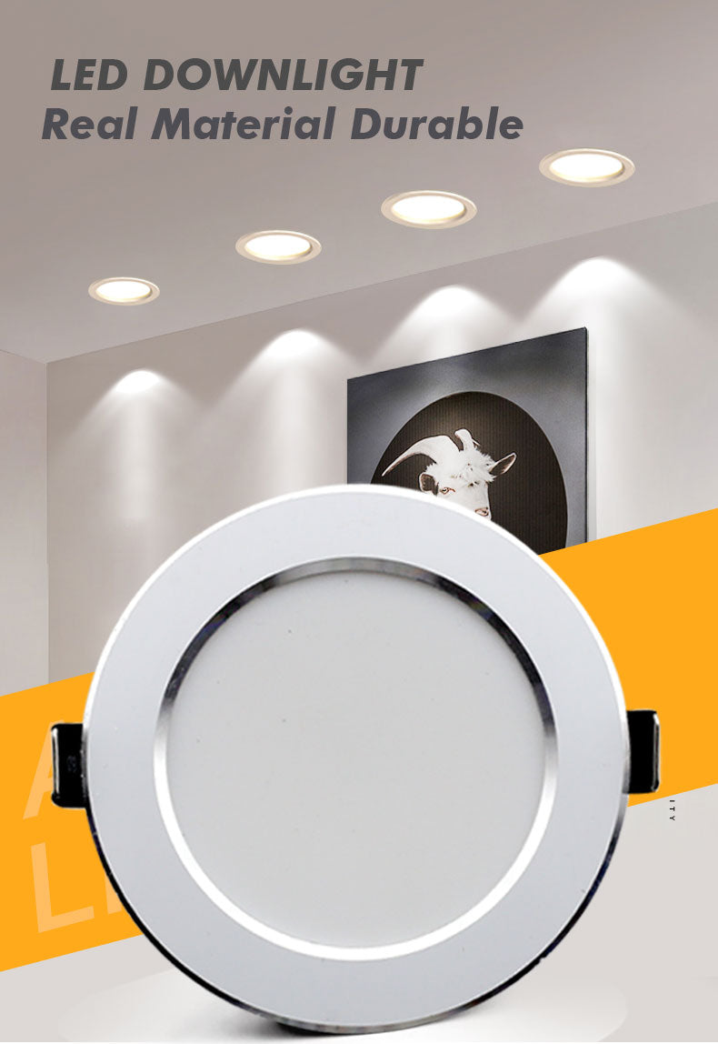 LED Downlight 18W 15W 12W 9W 7W Ceiling Round Recessed Lamp AC220V 230V New type Downlight spot LED Spot Lighting